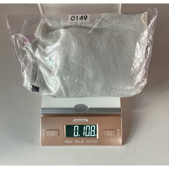 NWT Alfani Womens Medium Ivory Silver Metallic Sweater Long Sleeve Soft Knit Cre - Picture 8 of 8